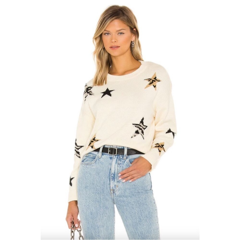 Rails Sweater Perci animal star print sweater Size XS